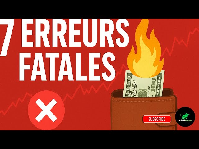 7 erreurs qui te ruinent en Bourse (et comment les éviter)