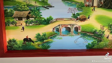 Vẽ tranh đồng quê đẹp nhất hiện nay tại Hạ Long Quảng Ninh