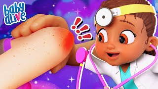 Baby Alive Gets A Boo Boo!  BRAND NEW Baby Alive Episodes  Family Kids Cartoons