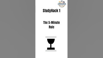 Study Hack #1: The 5-Minute Rule (Boost Your Focus)