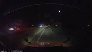 dash cam - Texas (Interstate 40) high speed chase wrong way driver