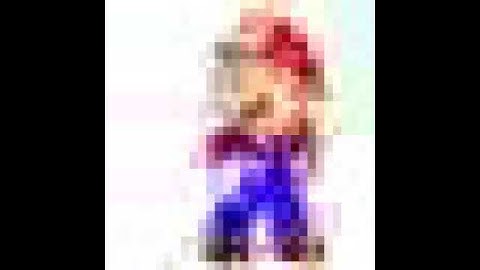 Mario dances in ultra low quality