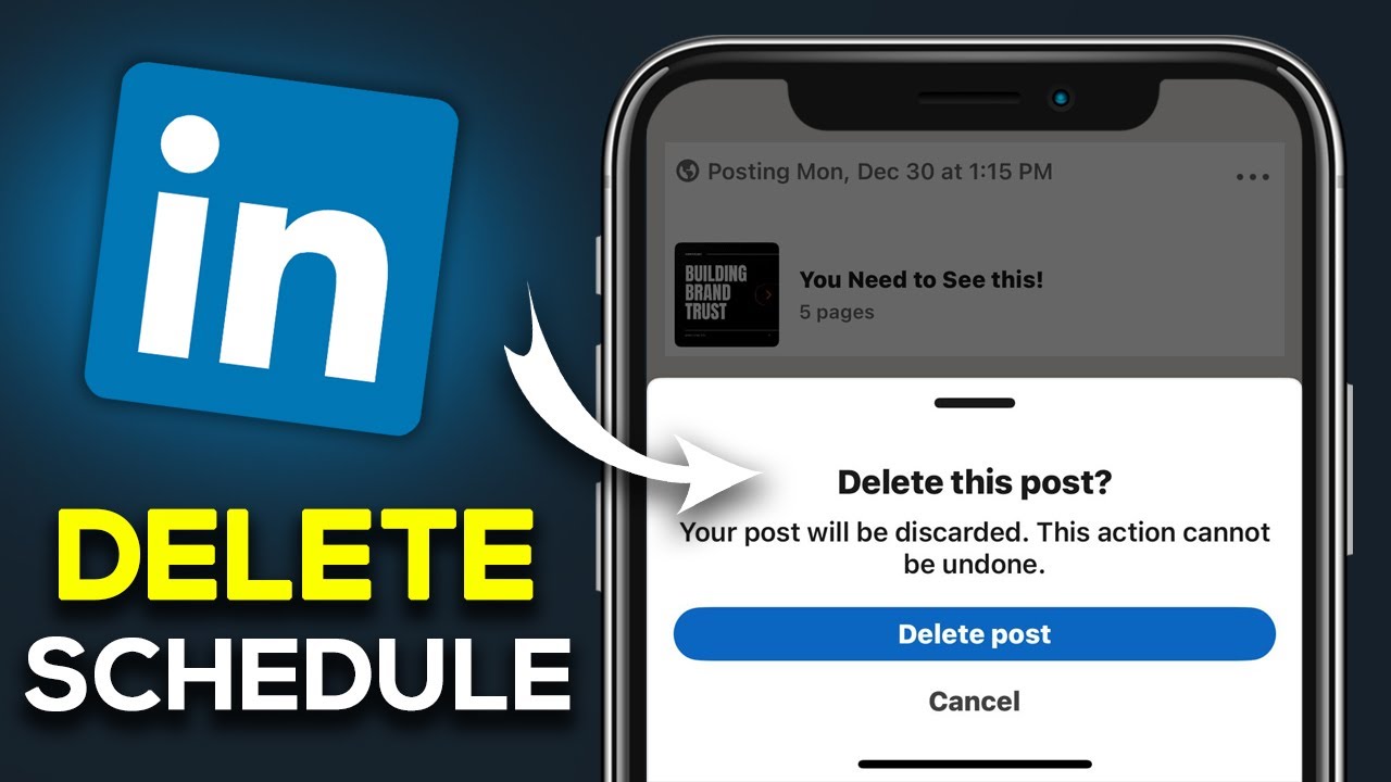 how-to-delete-scheduled-post-on-linkedin-easy-guide-youtube