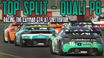 iRacing: Qualified 6th in Top Split (3300ish SOF!) - [No Narration - Mic didn