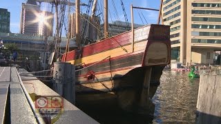 Ship At Inner Harbor Taking Visitors On Voyage Through History