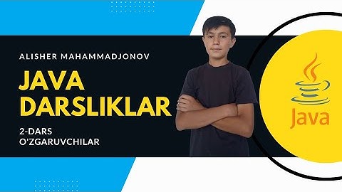 Java Darslik | O