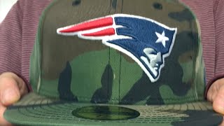 Patriots 'NFL TEAM-BASIC' Army Camo Fitted Hat by New Era