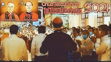 Chúc Tết Tân Đức Cha Gioan Đỗ Văn Ngân của BTV các Giáo Xứ năm cuối(2017-2021)tại Tòa GM Xuân Lộc.