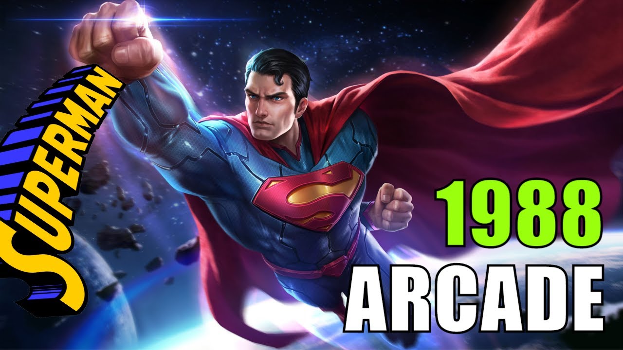 SUPERMAN 1988 ARCADE GAME (TAITO) LONGPLAY [3] MAN OF STEEL YouTube