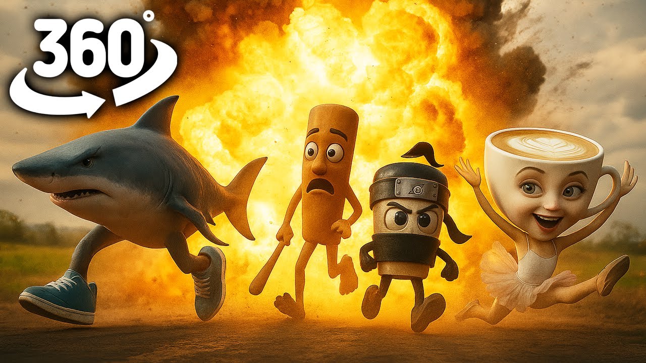 ITAILAN BRAINROT ALL MOVIE COLLECTION !! | 360° VR Animation