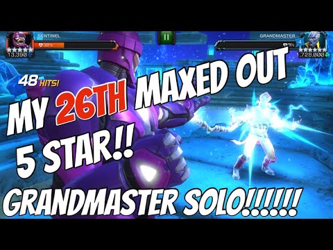 Sentinel SOLOs Act 6.4 Grandmaster Boss – Grandmaster One-Shot – Marvel Contest of Champions