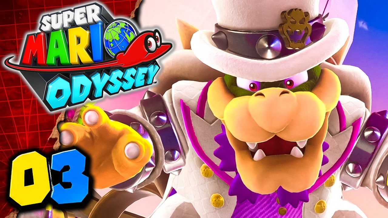 MARIO ODYSSEY #03 : L'ATTAQUE SURPRISE DE BOWSER ! 🚀 - LET'S PLAY FR HD