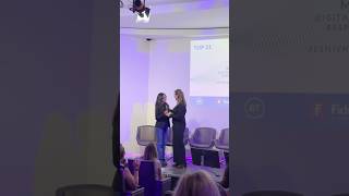 Winning Most Inspiring Women in Cyber 2026 Award 🏆 | #ytshorts