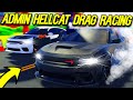 DRAG RACING WITH AN ADMIN *CHARGER HELLCAT* IN SOUTHWEST FLORIDA!