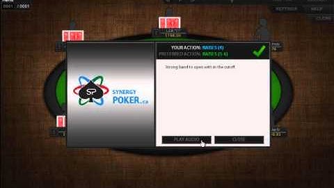 Synergy Poker Simulator Tutorial