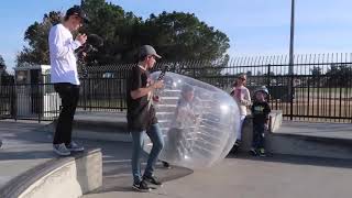 ZORB HUMAN BOWLING!
