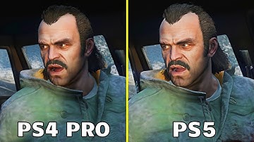 GTA 5 - PS5 Vs PS4 PRO Graphics Comparison 4K/60FPS