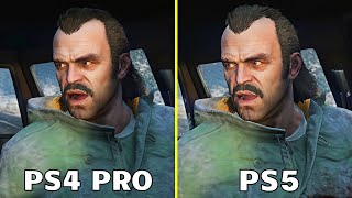 GTA 5 - PS5 Vs PS4 PRO Graphics Comparison 4K\/60FPS