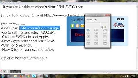 BSNL EVDO : How To Solve Hardware Failure problem Instantly