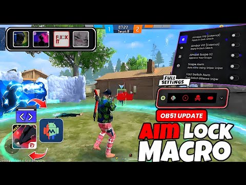 free fire android macro sensi tutorial | macro Droid settings tutorial | OB51 UPDATE
