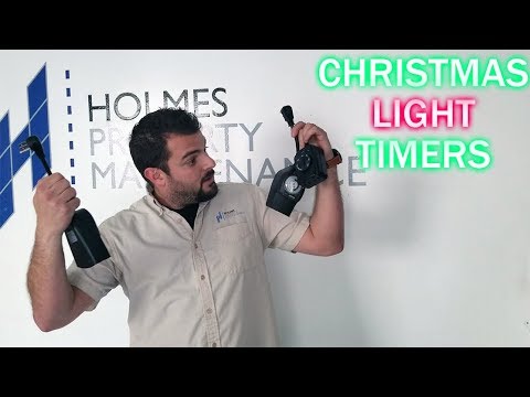 How to work a Christmas Light Timer - YouTube