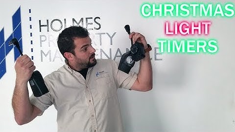 How to work a Christmas Light Timer