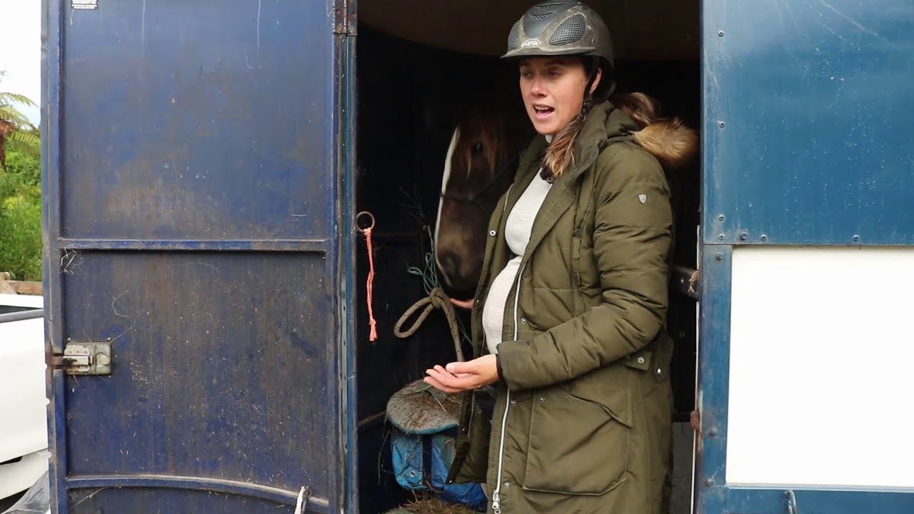 How to teach your Horse to Float/trailer Load tying up and closing