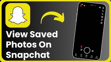 How To View Saved Photos On Snapchat !