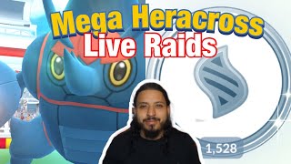 Hosting Mega Heracross Raids LIVE