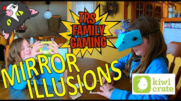 Mirror Illusions - Kiwi Crate Unboxing and Review #3 - STEM Kids Craft Fun - Averyanna