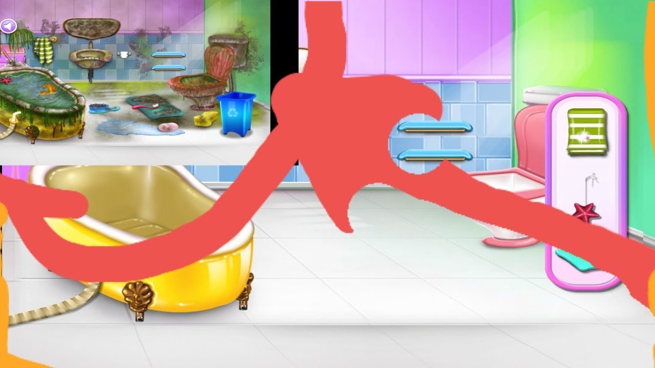 العاب بنات تنظيف المنزل جميله جدا House Cleaning Games YouTube