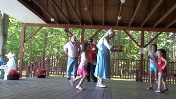 Cherry Hill Polish Festival-Little Servant Sister Dancing with Children