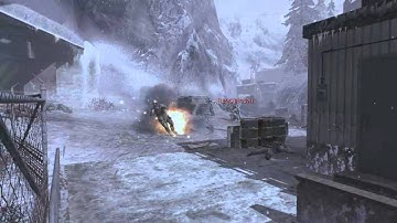 Semtex Stick and Juggernaut kill with knife - MW3 Game Clip