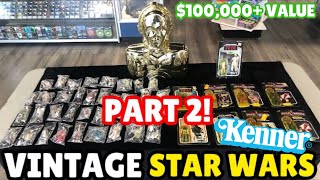 TOY HUNTING RARE VINTAGE KENNER STAR WARS Action Figures $50,000 COMPLETE Collection Part 2