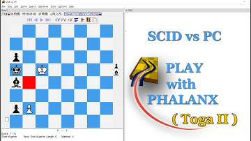 SCID vs PC - How to play against engine ( Phalanx & Toga )