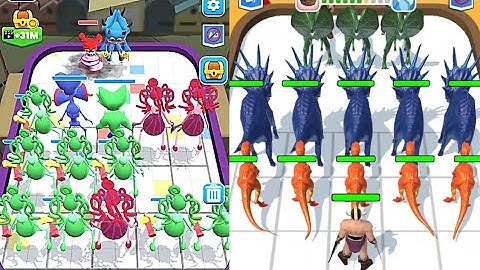 MERGE MASTER BLUE MONSTER VS MERGE MASTER ANDROID WALKTHROUGH GAMEPLAY