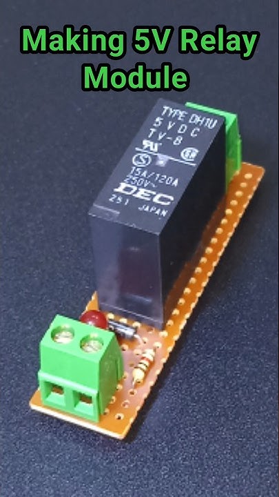 How to make a 5V Relay Module at home - YouTube