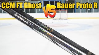 CCM FT Ghost vs Bauer Proto R hockey stick review - The TRUTH ! Which should you buy ?