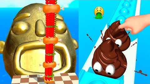 Sandwich Runner VS Pop Run - All Levels SpeedRun Gameplay Android iOS Ep1