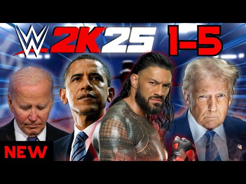 US Presidents Play WWE2k25 1-5
