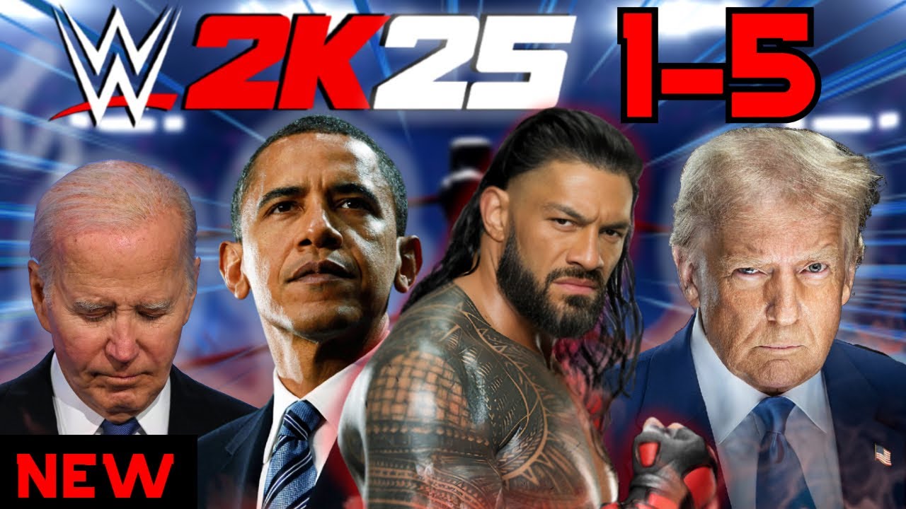 US Presidents Play WWE2k25 1-5