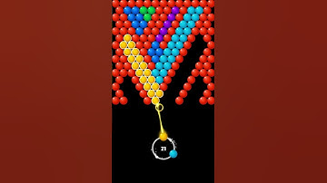 A classic bubble shooter game
