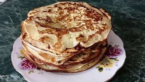 Блины на остатках закваски