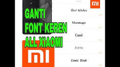 tutorial cara mengganti font/huruf semua type hp xiaomi redmi 2018-2019 - Durasi: 6.37. 