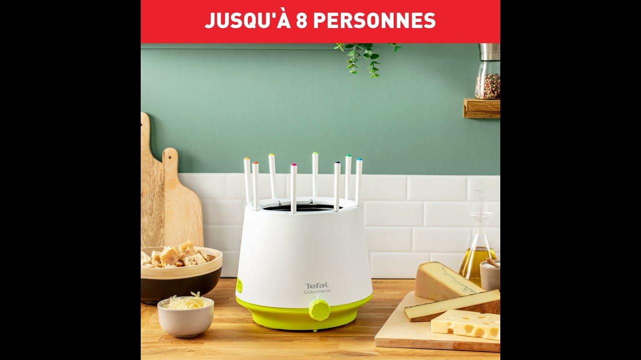 Tefal - Appareil à fondue Colormania : Profitez de tous les types de fondue  en toute sécurité 