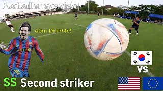 I Played Lionel Messi playing Korea vs USA,EU match! Crazy play