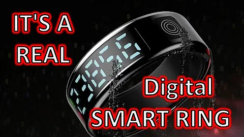 This SR08 Digital Display SMART RING IS INCREDIBLE  Review & testing | BenSabers Tech Talk