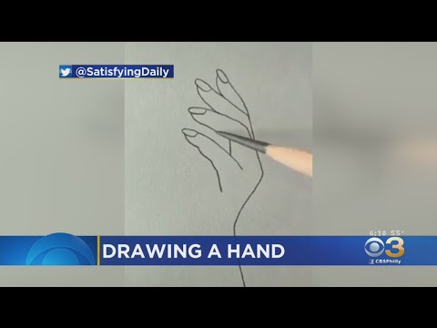 Video Of Artist Drawing Hand Goes Viral