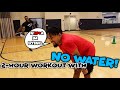 The Elite *2 HOUR* Basketball Workout Challenge | IF I DRINK WATER I GET SLAPPED..