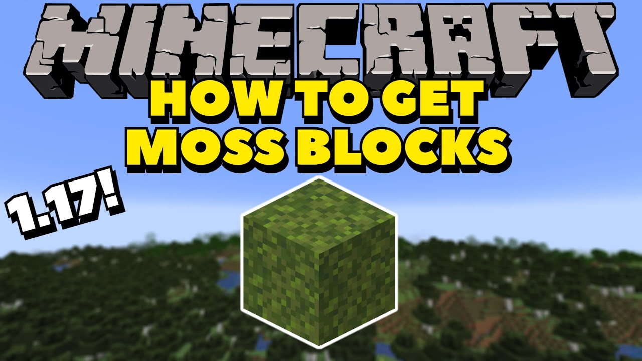 How to GET Moss Blocks In Minecraft 1.17! | Minecraft 1.17 Tutorials